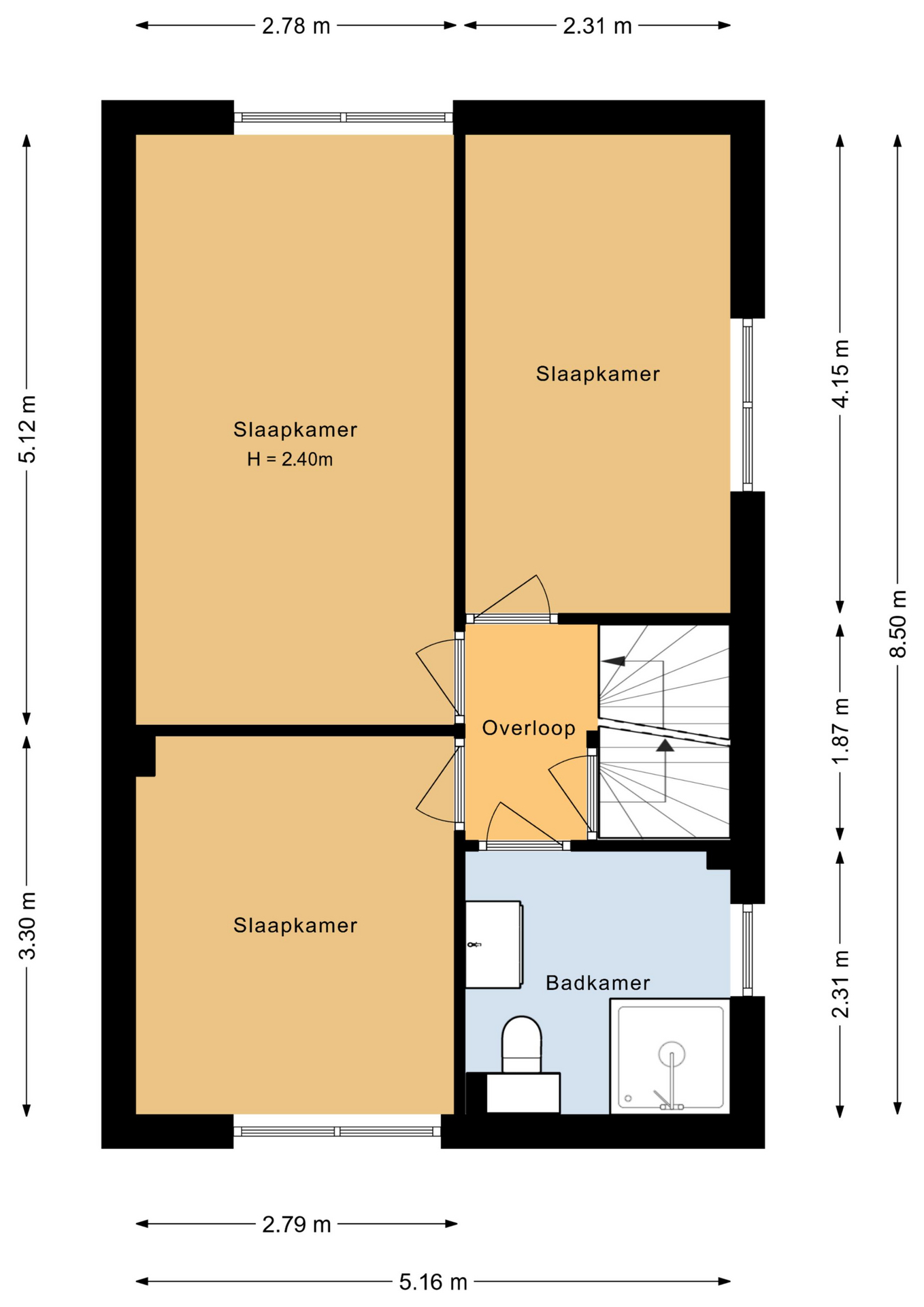 Schouw 48 9 - 8232 BD - lelystad-plattegrond-2